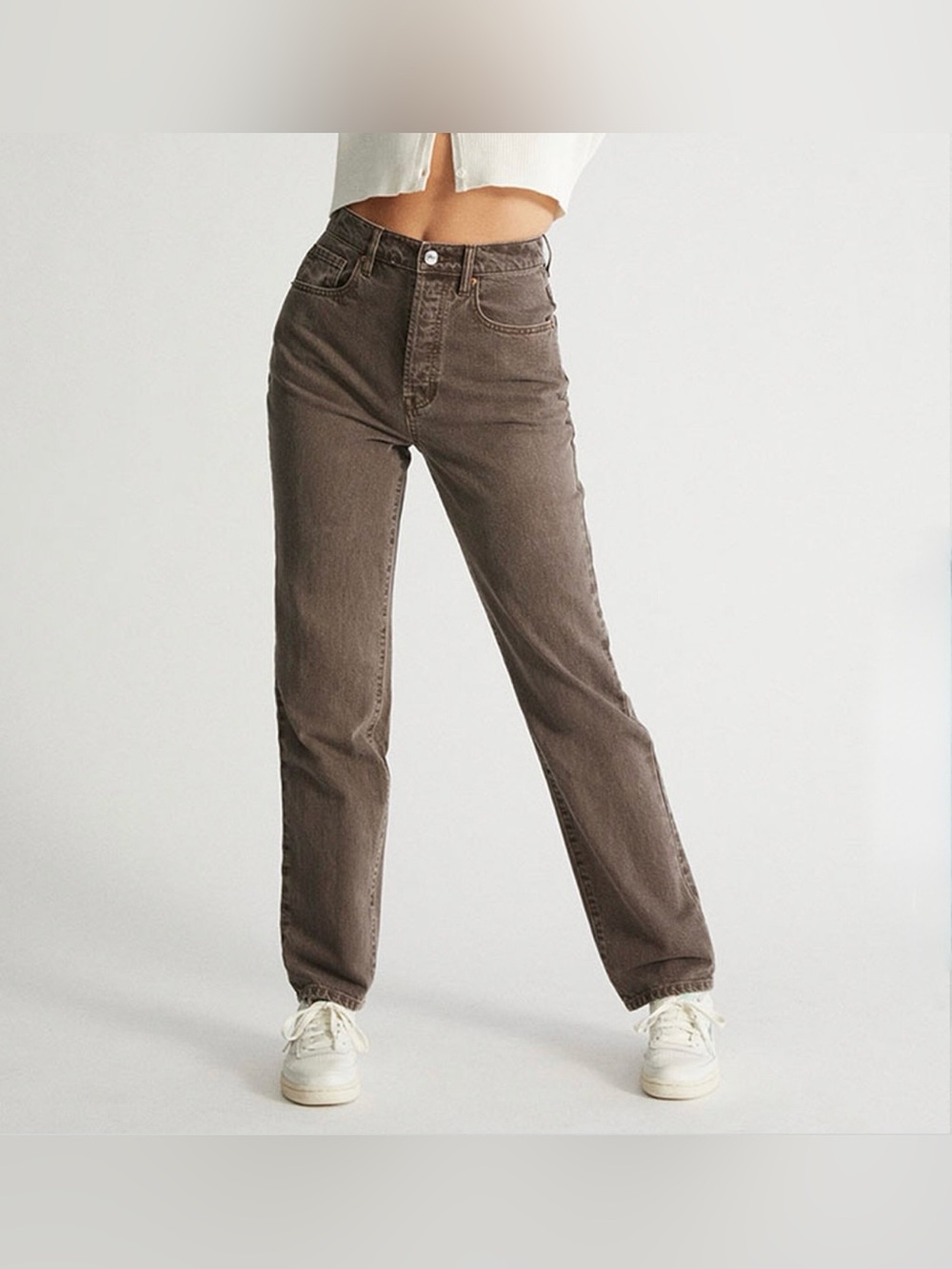 pacsun eco brown dad jeans